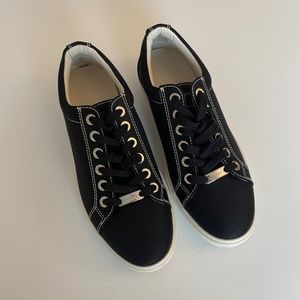 Jimmy Choo Men's Canvas Dark Navy Sneakers
